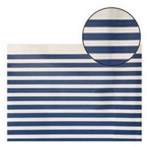 Tenda doccia peva bianca/blu 'striscia' - cm 180X200