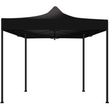 Kebon Tenda / Gazebo Per Giardino 3x3 Impermeabile Tendone Pieghevole Per Fiere E Mercati Colore Nero