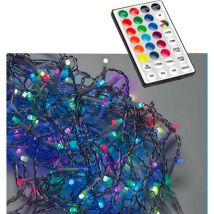 Maurer - natale - tenda luminosa 160 led multicol rgb c/telec. IP44 x est.