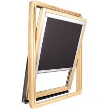 Avosdim - Estor opaco compatible Roto - Vidrio Al 83.5 x 60 cm Negro