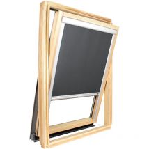 Avosdim - Estor opaco compatible Roto - Vidrio Al 63.5 x 40 cm Antracita