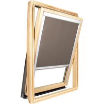 Avosdim - Tenda Oscurante Compatibile Roto - Vitrage h 103.5 x 100 cm Tortora