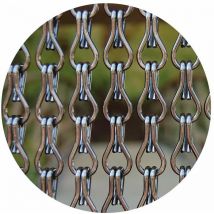 Tenda per porta in alluminio Alusax 100x230 cm