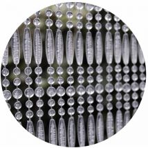 Tenda per porta con perline trasparenti Frejus 120 x 230 cm