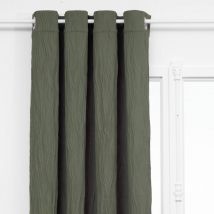 Tenda plissettata maely verde cachi 135x260cm Atmosphera Créateur D'intérieur