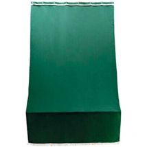 Tenda a Caduta Soffitto Verde 140x250 per Porta con Anelli