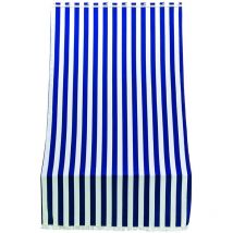 tenda da sole con anelli per porta righe blu, h 300 x 140 cm