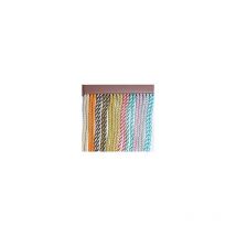 Tenda uscio corda moschiera zanzariera made in italy vari colori e misure misura: 150x250h colore : arancio (24)