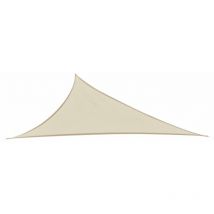 Tenda Vela da Giardino Triangolare 5x5x5m Beige