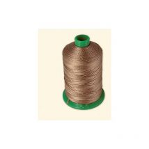 Bobina filato Rocchetto Filo per macchine da cucire, Cono da 3000 mt, 100% poliestere- Colore Nocciola 715 - Tendaggimania