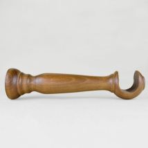 Staffe per Tende 1 coppia - Per Bastoni per tende in Legno ∅ 35 mm - Staffe con piastrina di fissaggio, viti e tasselli- 100% Legno Made in Italy