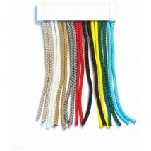Tenda Antimosche Silenziosa - in Treccia - per Porte e Finestra - para Mosche e Insetti - Personalizzabile - Corda Cordoncino - Colore Senape, L.80 x