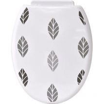 Tendance - Abattant wc pp 18 pouces attaches plastiques - gatsby