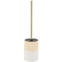Brosse wc gres - blanc beige Tendance