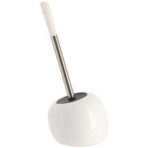 Brosse wc dolomite forme boule - blanc Tendance