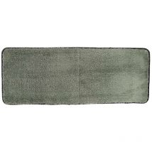 Tendance - Tapis microfibre double vasque 45x120 cm dessous latex - kaki