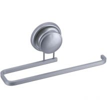 Porte serviettes aluminium sur ventouse - chrome Tendance
