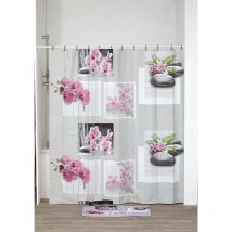 Rideau de douche peva 180x180cm - janice Tendance