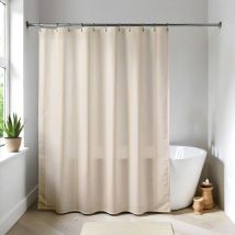 Rideau de douche peva 180x200cm -beige Tendance