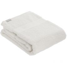 Serviette de toilette 50x90 cm 100% coton - blanc Tendance