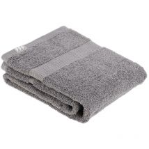 Serviette de toilette 50x90 cm 100% coton - gris Tendance