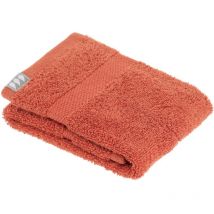 Serviette invite 30x50 cm 100% coton - terracotta Tendance