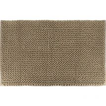 Tapis microfibre boules 50x80 cm - taupe Tendance