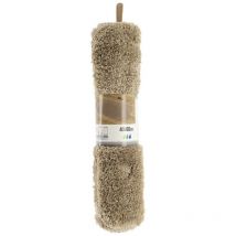 Tapis microfibre doux dessous latex 40x60cm - taupe Tendance