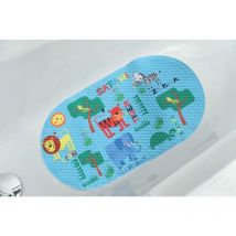 Fond de baignoire imprime safari pvc polyester 69x39cm - enfantine Tendance
