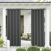 DK - Tende da esterno Gazebo da giardino, patio, tenda oscurante, antivento, protezione uv, resistente alla muffa, tende