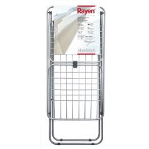 Rayen - Tendedero de aluminio, Con superficie de 20 metros, Sistema de bloque de alas, Tendedero plegable y Antideslizante, con varillas xxl, Para