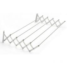 Tender Fil - tendedero extensible aluminio premium 160cm , Tendedero tipo acordeón aluminio Premiun Extensible con 5 varillas de 9,3 mm de diámetro y