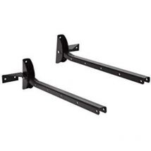 Stendibiancheria da parete ribaltabile in acciaio galvanizzato di colore nero - Sauvic