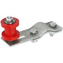 Jeffergarden Tendeur de chane Rouleau Heavy Duty Slider Ajusteur pour 49cc 66cc 80cc Vélo Moteur Motorisé Vélo Rouge