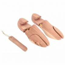 Tendeur de chaussures avec chausse-pied eu 38-39 bois de cèdre Vidaxl