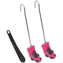 Tendeurs de bottes et chausse-pied rose eu 34-40 plastique Vidaxl