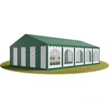 Intent24 - 5x10 mTendone per feste premium pvc verde 100% impermeabile Gazebo da giardino Tendone da esterno Tenda party
