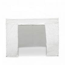 Murale con cerniera per tenda pieghevole pro 40mm 4,5m bianco