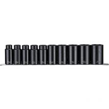 Teng 9126 Metric Deep Impact Socket Set 10 Piece 1/2in Drive