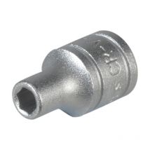 Teng 1/4in Drive 5mm Metric Hexagon Socket 6 Point Regular Length TENM140505