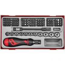 269920104 juego de puntas, vasos y portapuntas de carraca 84 pcs - Tengtools