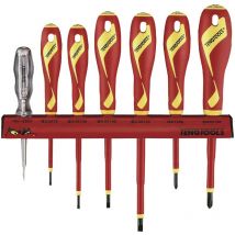 Teng Tools - Tournevis 7 pcs 1000V sur support mural WRMDV07N-1