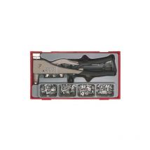 Nietmacher Set – 81 Stück – Handnieter mit rutschfesten Griffen – Aluminiumlegierung – Ergonomisches Design – Tengtools
