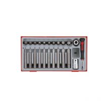 Steckschlüssel- und Steckschlüssel-Set, 1/2 Tengtools TTTX23 68860105