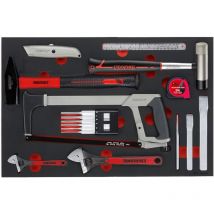Tengtools - Set d'outils de base Foam4x4 tray 12dlg Teng Tools TTEPS12