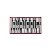 TENGTOOLS 237660105 Juego de 16 vasos TTHEX16
