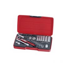 Tengtools - 167290105 Juego de llaves de vaso 1/4 de 36 piezas T1436