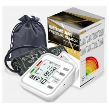 Tensiomètre électronique automatique de style bras supérieur avec grand écran lcd Outil de mesure numérique intelligent de la pression artérielle