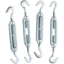 Tensor de jaula 5mm de acero galvanizado 4 pcs