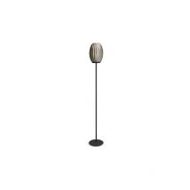 Tentacle Lampadaire Noir, Fumé, Interrupteur Sur Cordon 1x E27